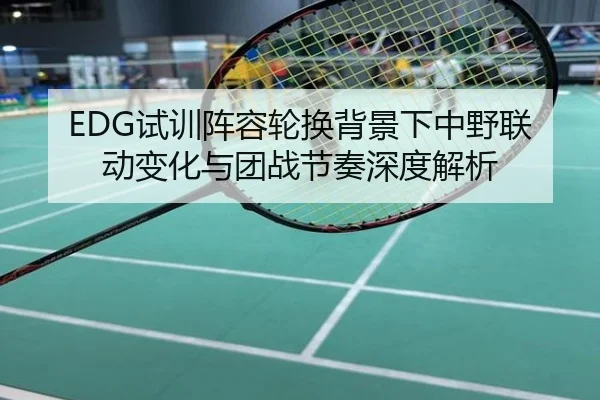 EDG试训阵容轮换背景下中野联动变化与团战节奏深度解析